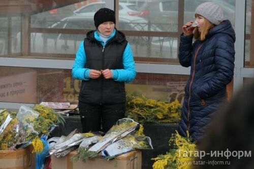 8 Марта: предпраздничный ажиотаж 